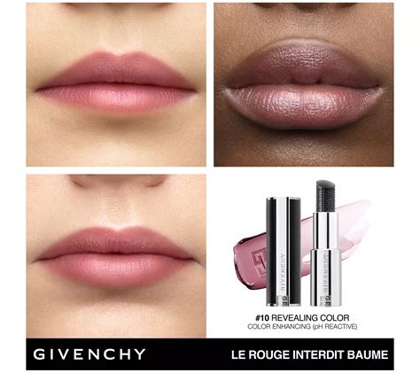 universal lip balm givenchy|Givenchy rouge interdit magic lipstick.